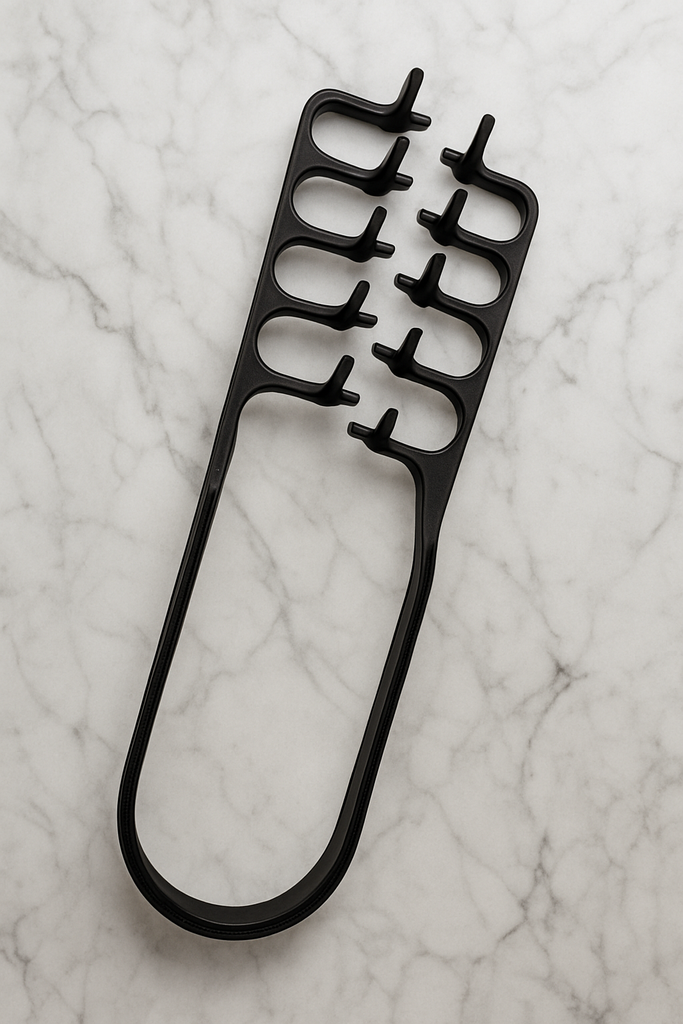 Peigne à cheveux texture (Blanc)