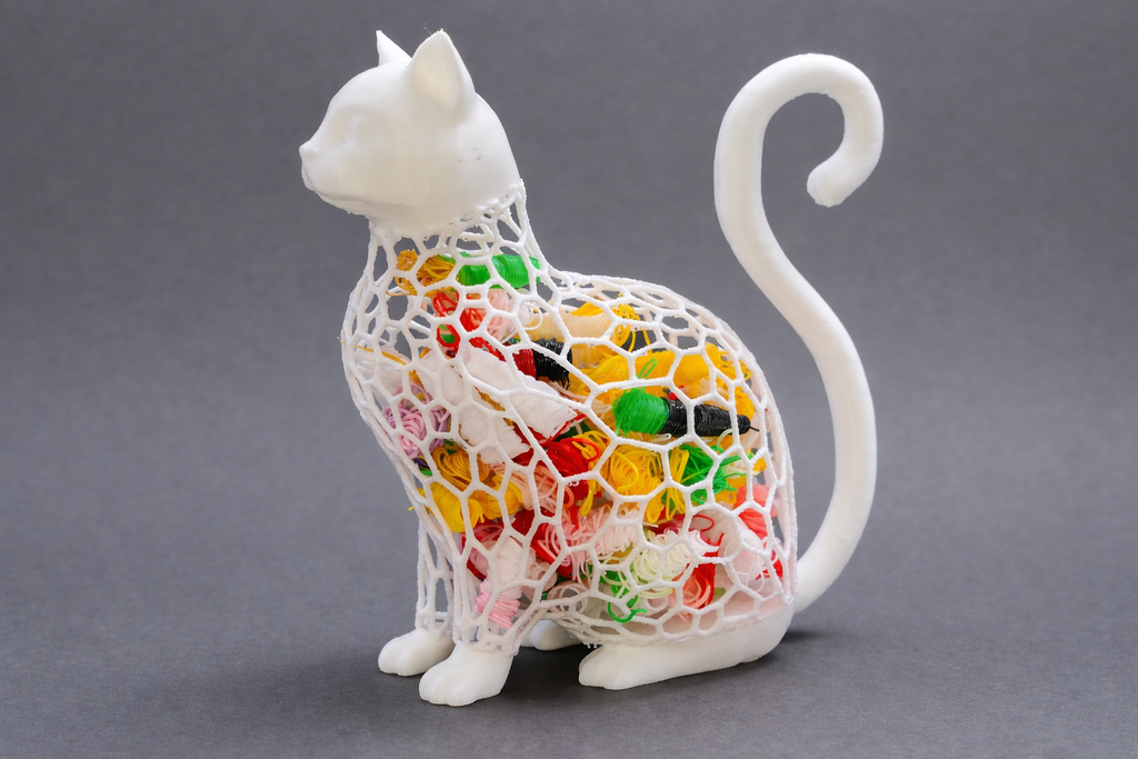 Chat Post-Print (Blanc)