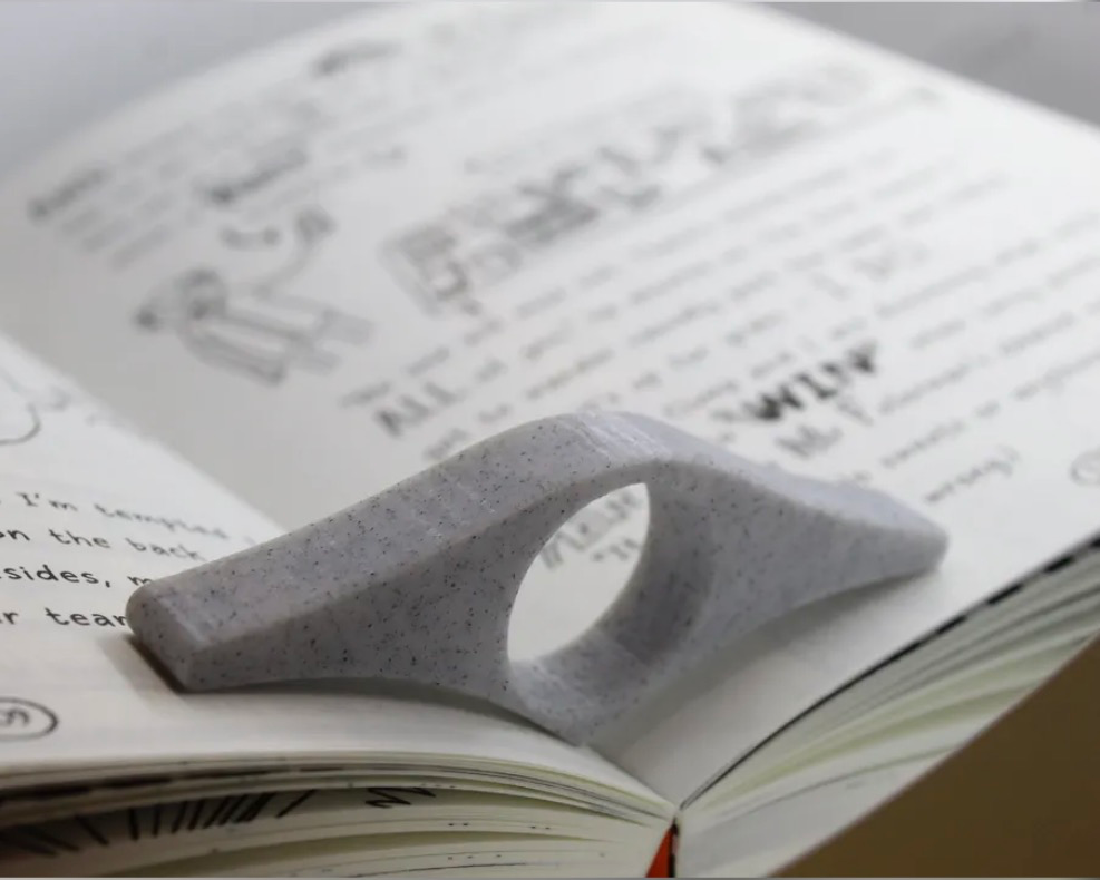 Porte Livre à une main (Blanc)